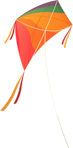 Flying Kite Illustration